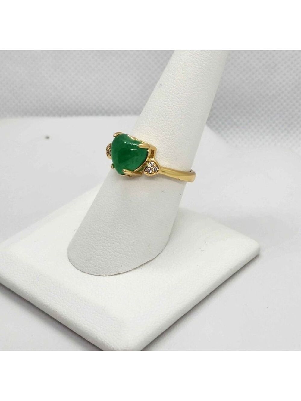 Brand NEW Jade Hearts Ring - Picture 2 of 4